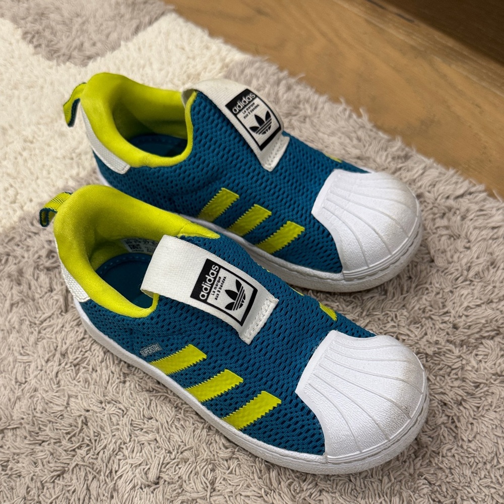 Adidas superstar 360 Kids shoes blue and green Sneakers